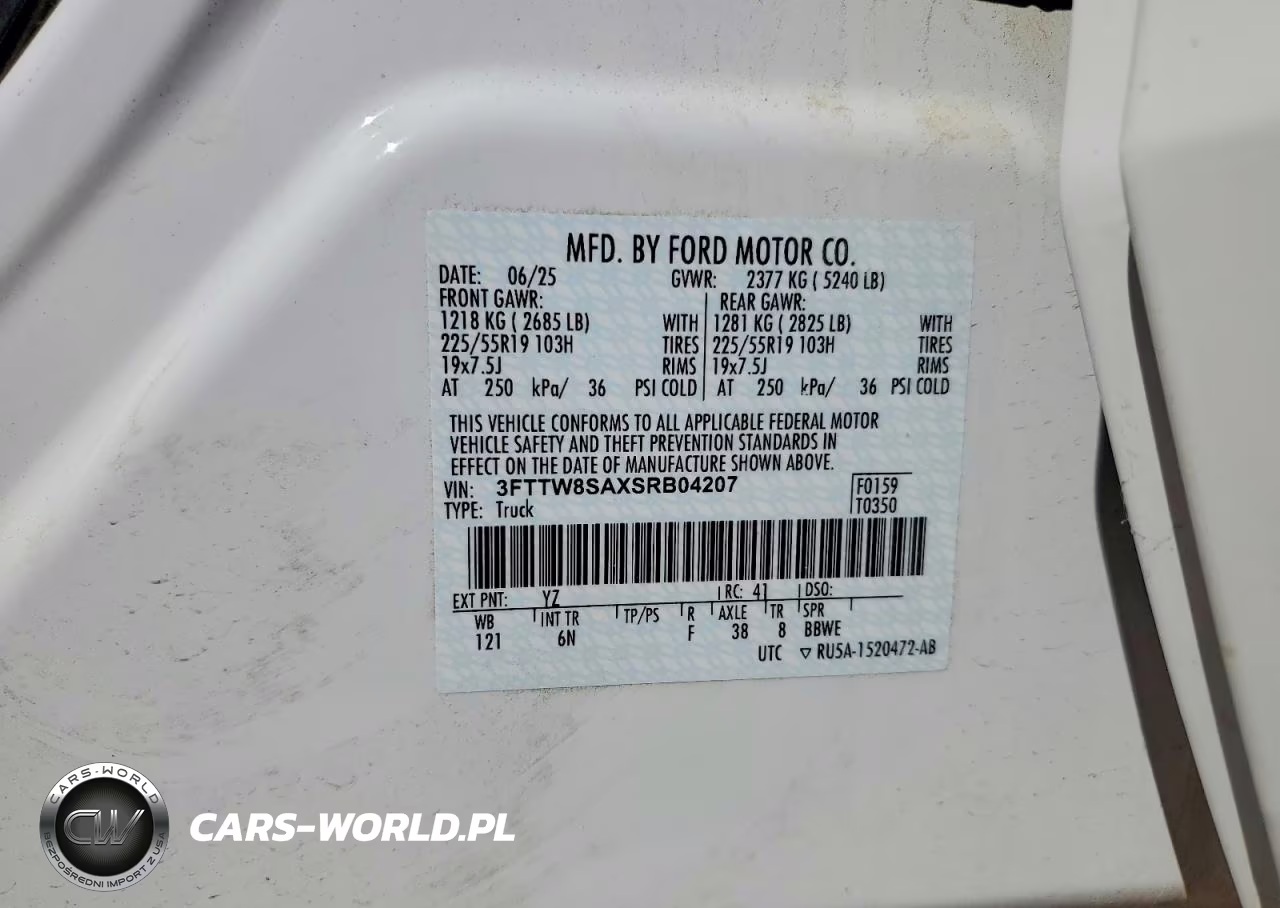 2025 Ford Maverick Lariat VIN:3FTTW8SAXSRB04207 - 12