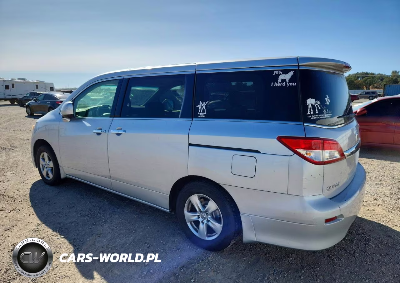 2012 Nissan Quest 3.5 S VIN:JN8AE2KP2C9050513 - 2