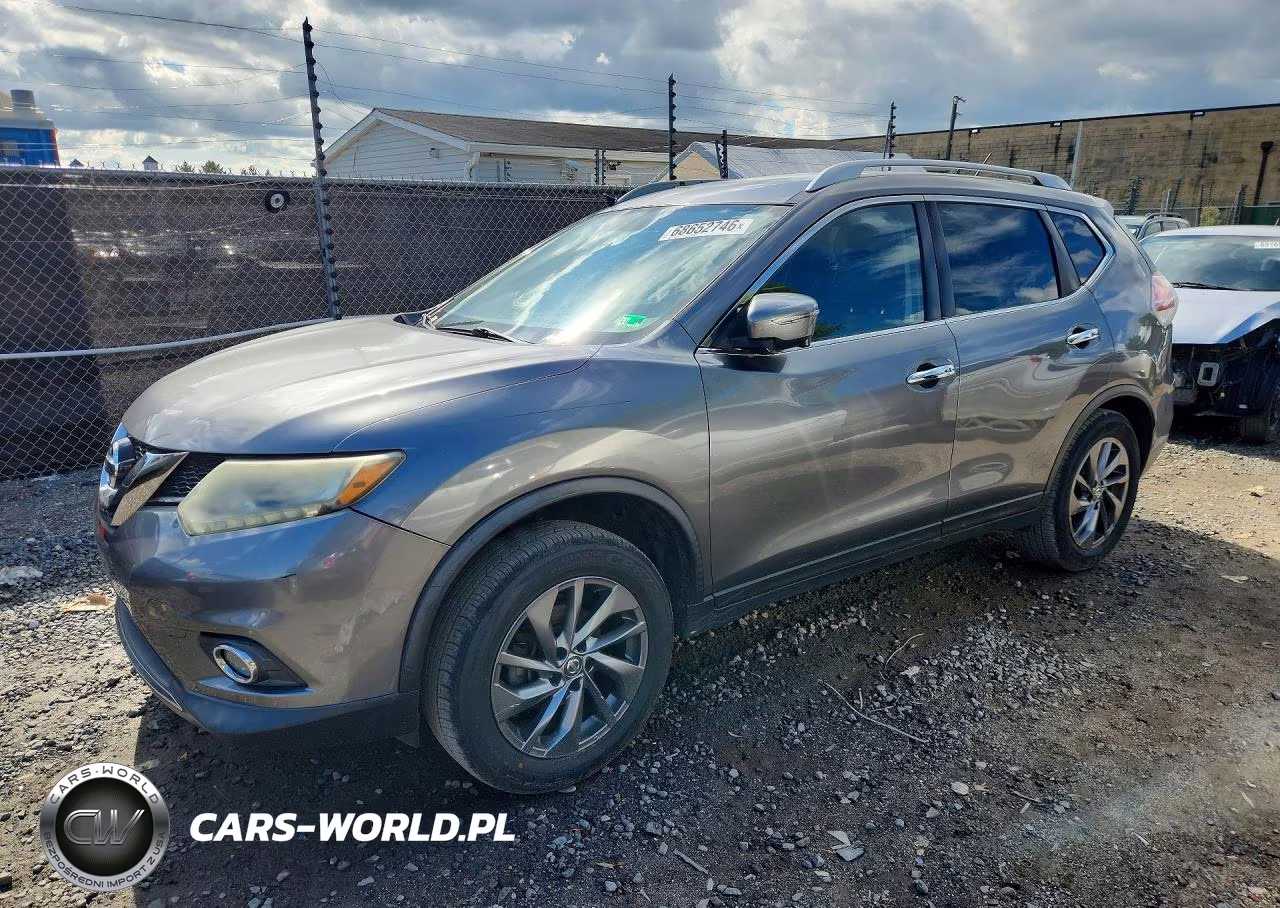2016 Nissan Rogue Sl VIN:KNMAT2MV1GP712113 - 1