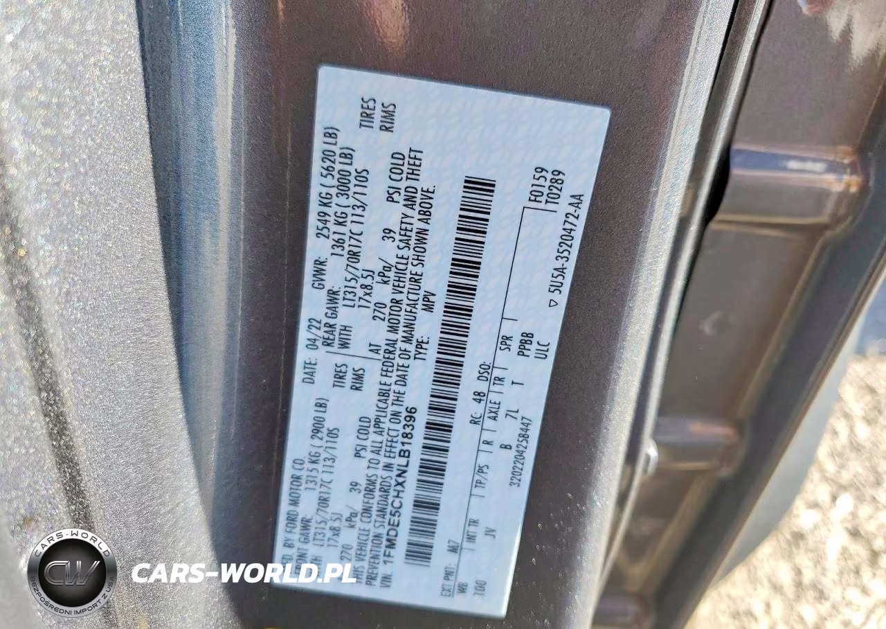 2022 Ford Bronco Base VIN:1FMDE5CHXNLB18396 - 12