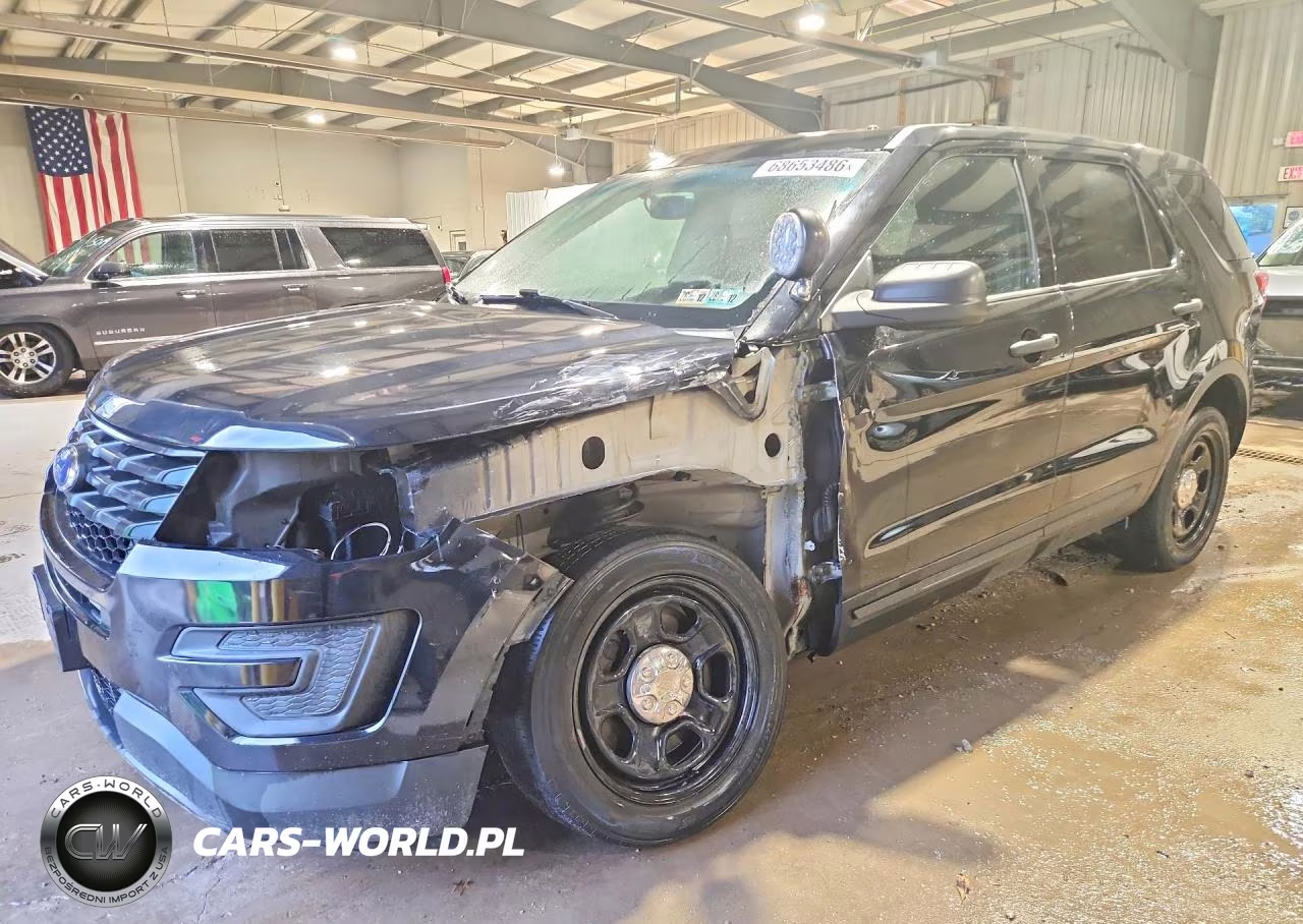 2017 Ford Explorer Police Interceptor VIN:1FM5K8AR9HGC63128 - 1