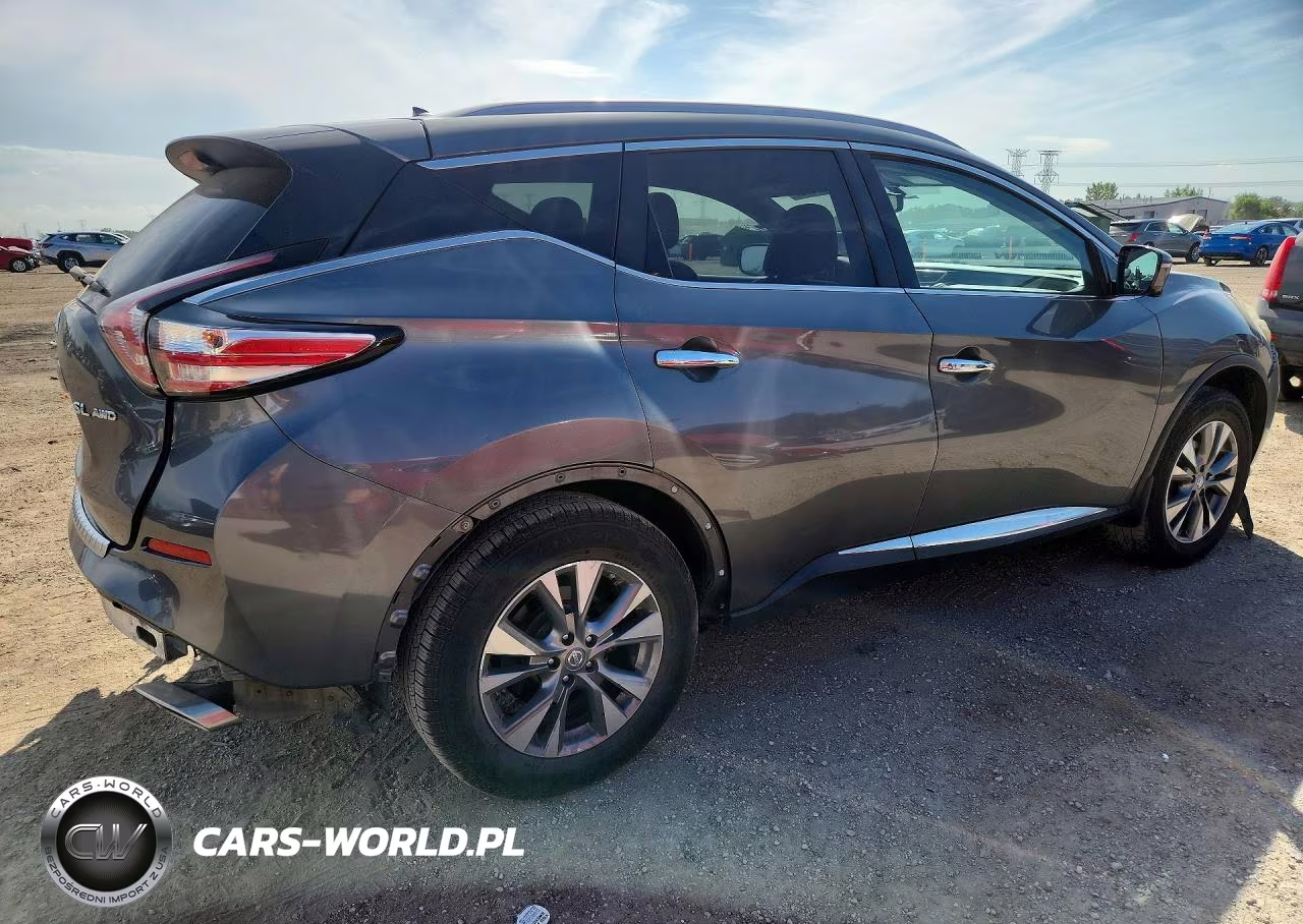 2015 Nissan Murano Sl VIN:5N1AZ2MH9FN226065 - 3