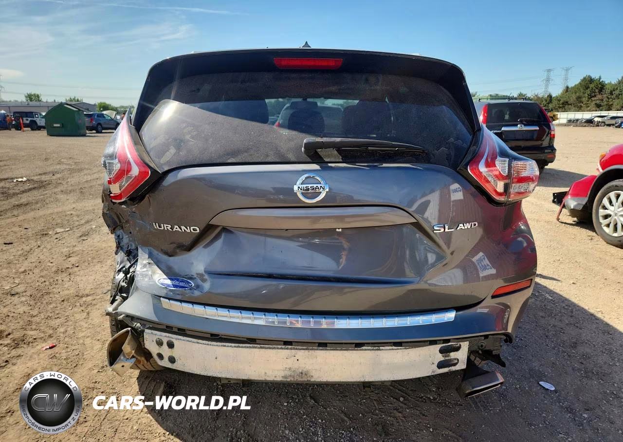 2015 Nissan Murano Sl VIN:5N1AZ2MH9FN226065 - 6