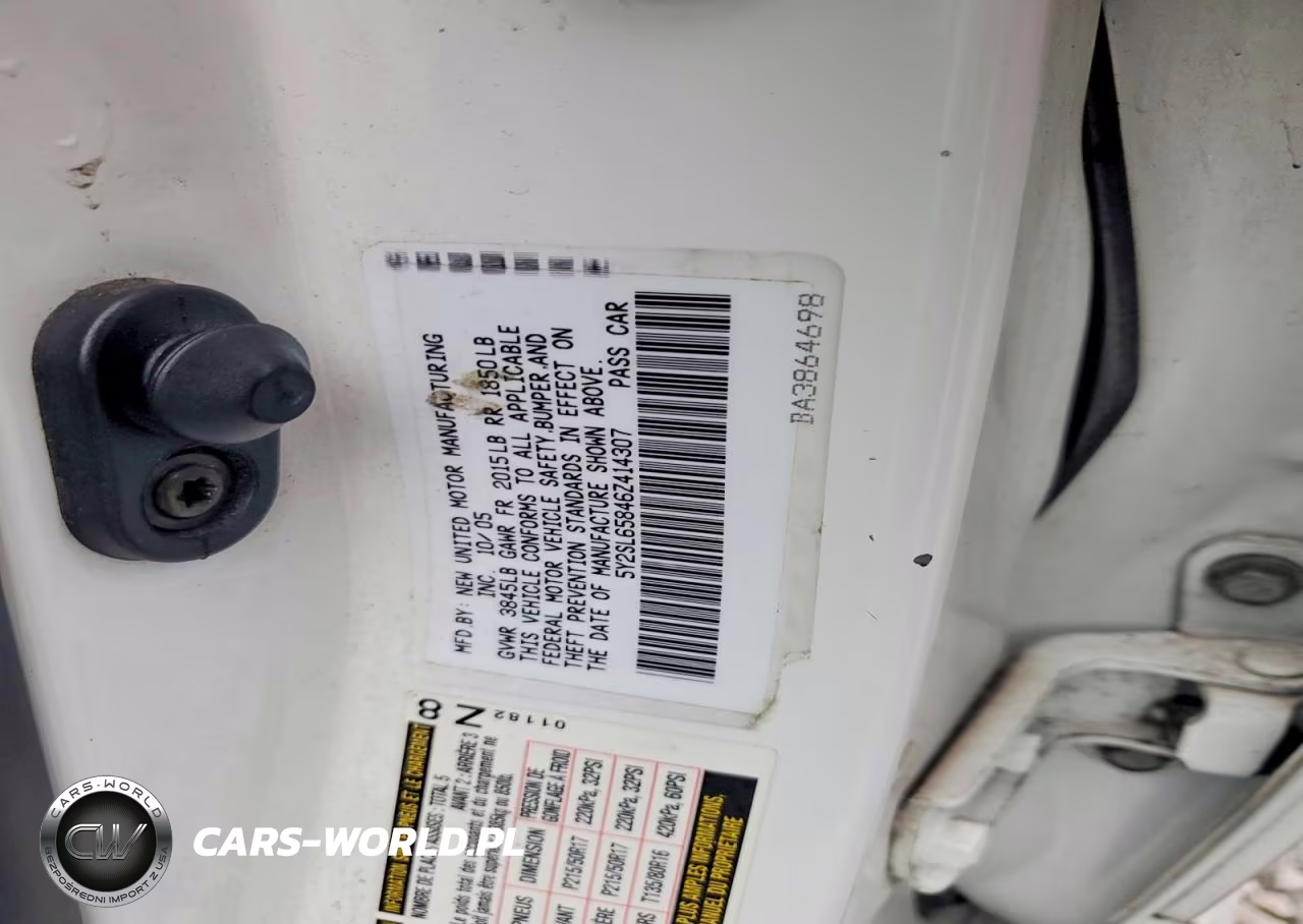 2006 Pontiac Vibe VIN:5Y2SL65846Z414307 - 12