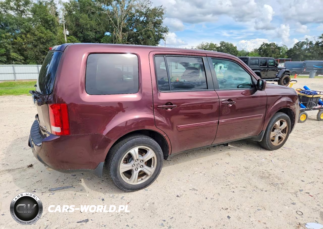 2013 Honda Pilot Exln VIN:5FNYF4H79DB046055 - 3