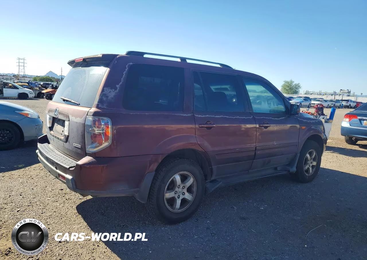 2008 Honda Pilot Ex VIN:5FNYF18498B020811 - 3