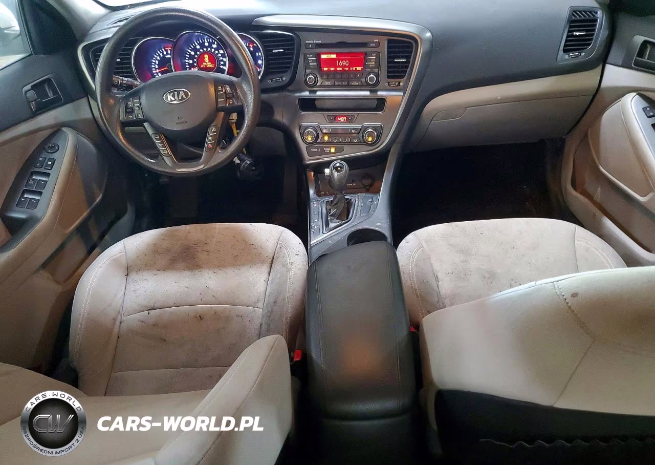 2013 Kia Optima Lx VIN:KNAGM4A75D5371201 - 8