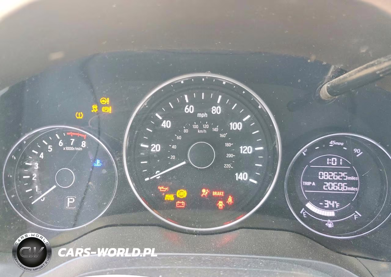 2019 Honda Hr-V Lx VIN:3CZRU6H30KG704303 - 9