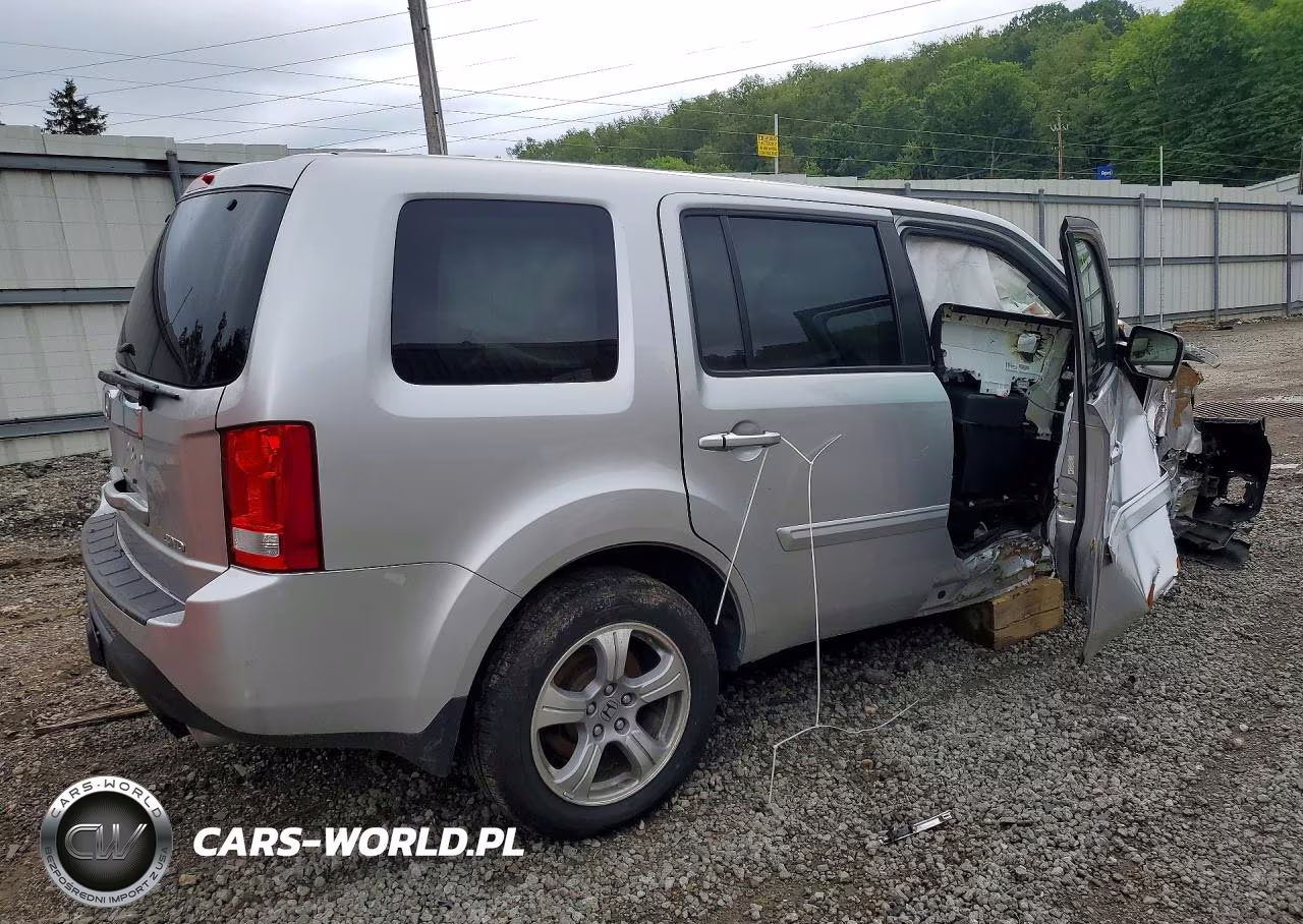 2013 Honda Pilot Exl VIN:5FNYF4H59DB027102 - 3