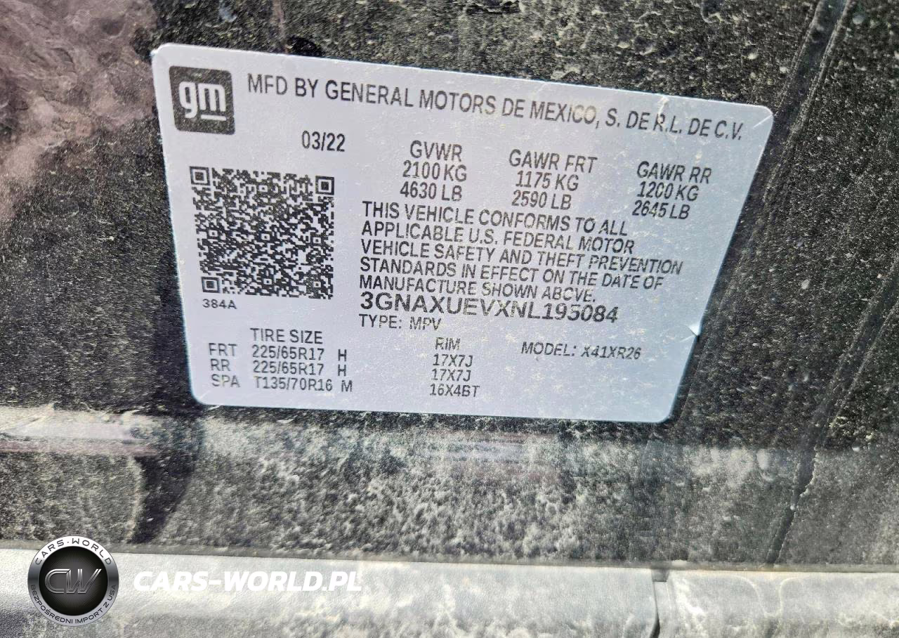 2022 Chevrolet Equinox Lt VIN:3GNAXUEVXNL195084 - 13