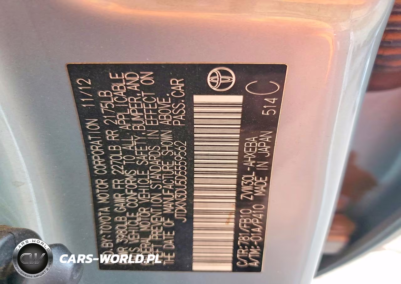 2013 Toyota Prius Three VIN:JTDKN3DU5D5559562 - 13