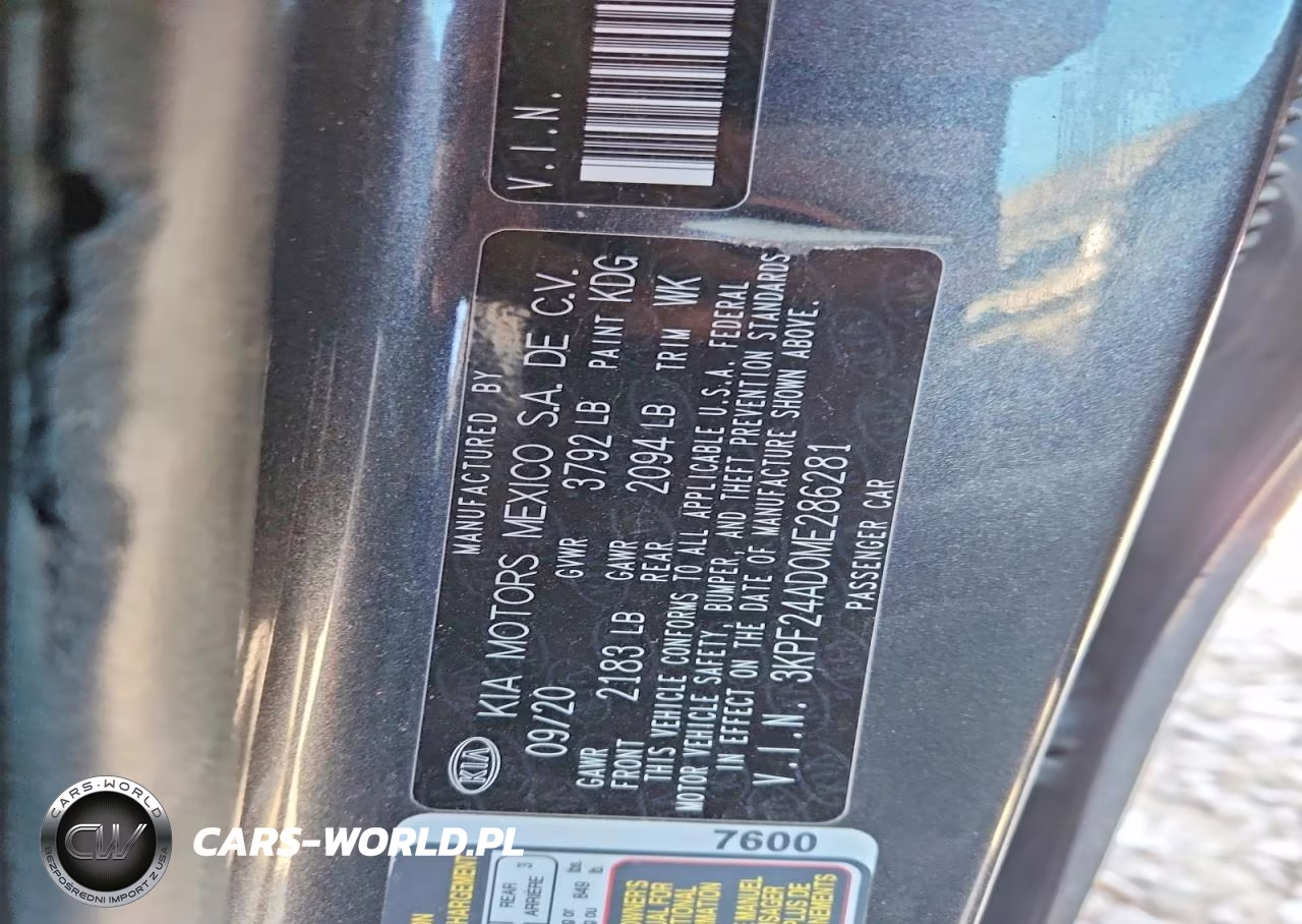 2021 Kia Forte Fe VIN:3KPF24AD0ME286281 - 12