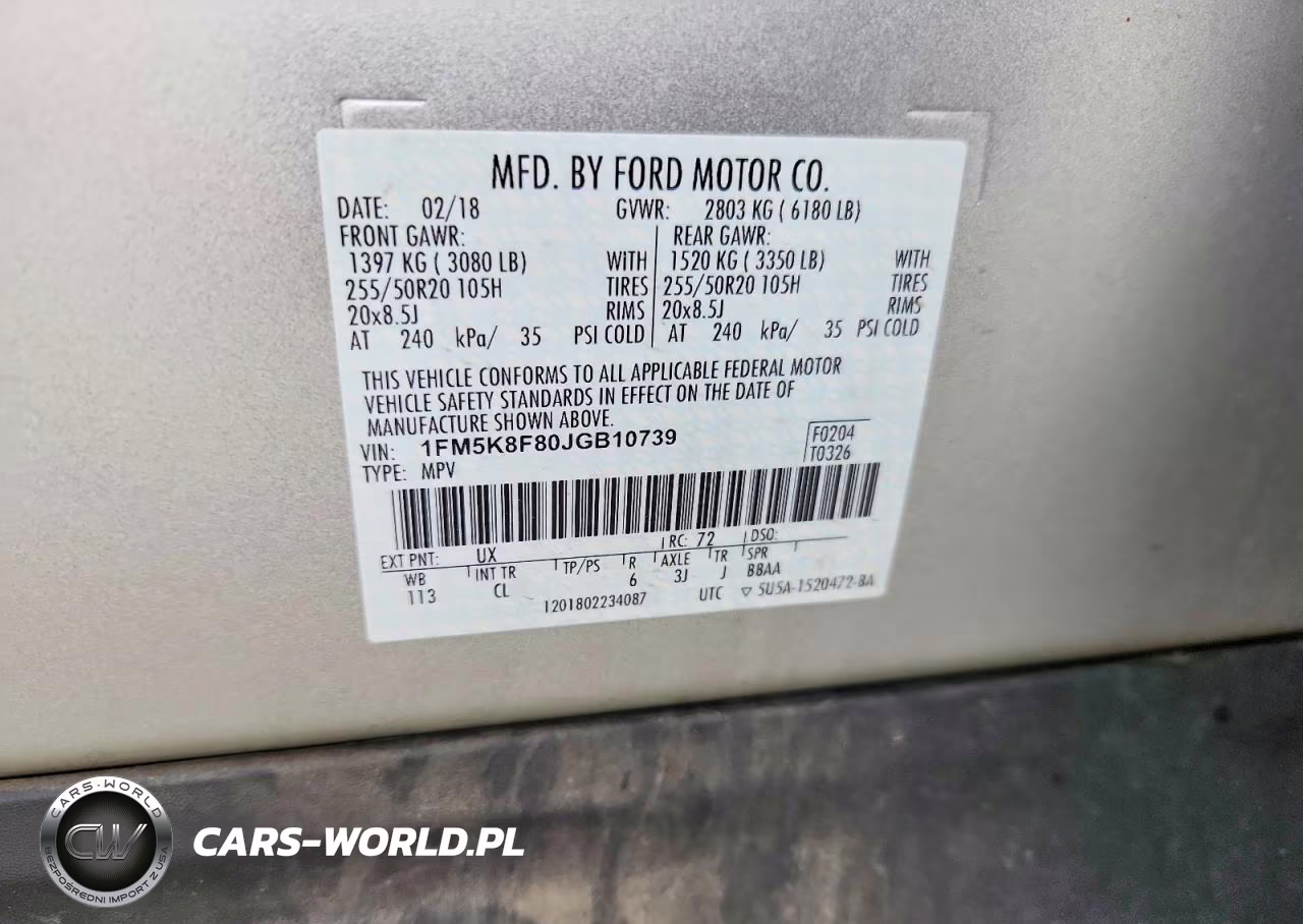 2018 Ford Explorer Limited VIN:1FM5K8F80JGB10739 - 14