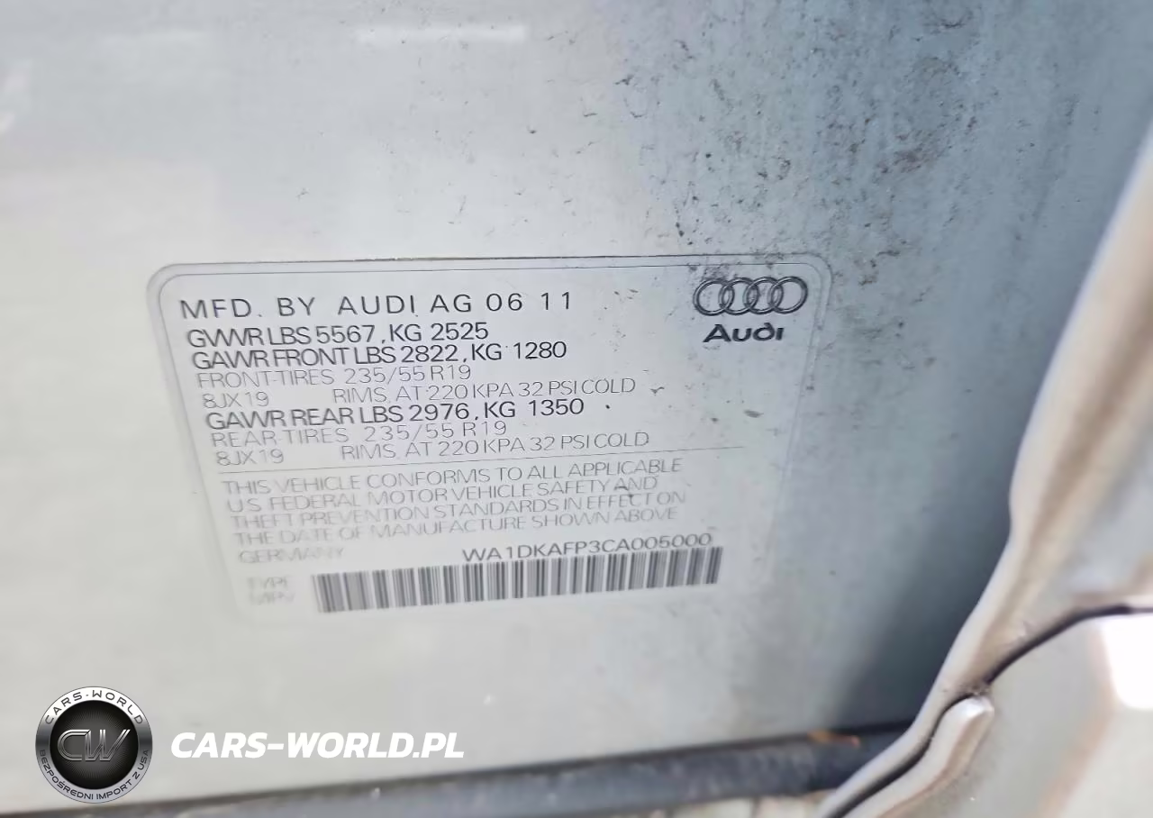 2012 Audi Q5 Premium Plus VIN:WA1DKAFP3CA005000 - 13