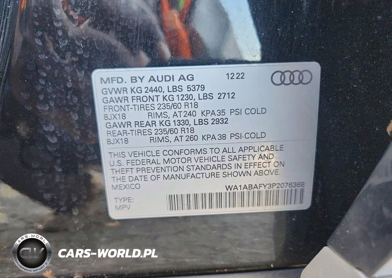 2023 Audi Q5 Premium 40 VIN:WA1ABAFY3P2076368 - 14