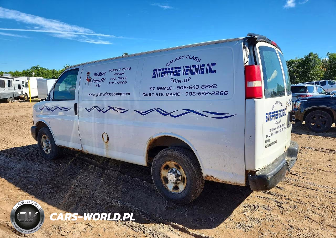 2010 Chevrolet Express G2500 VIN:1GCZGFDA0A1153210 - 2