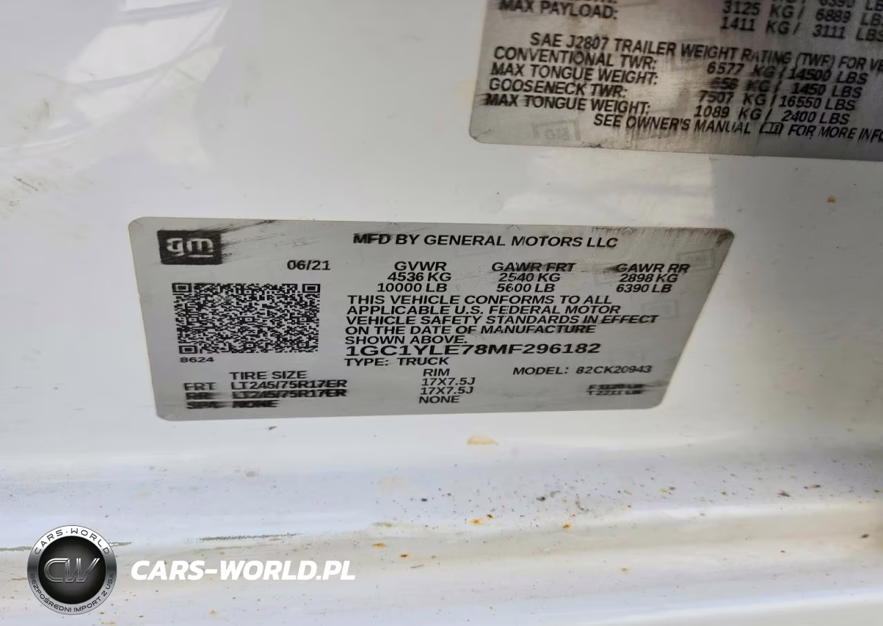 2021 Chevrolet Silverado K2500 Heavy Duty VIN:1GC1YLE78MF296182 - 12