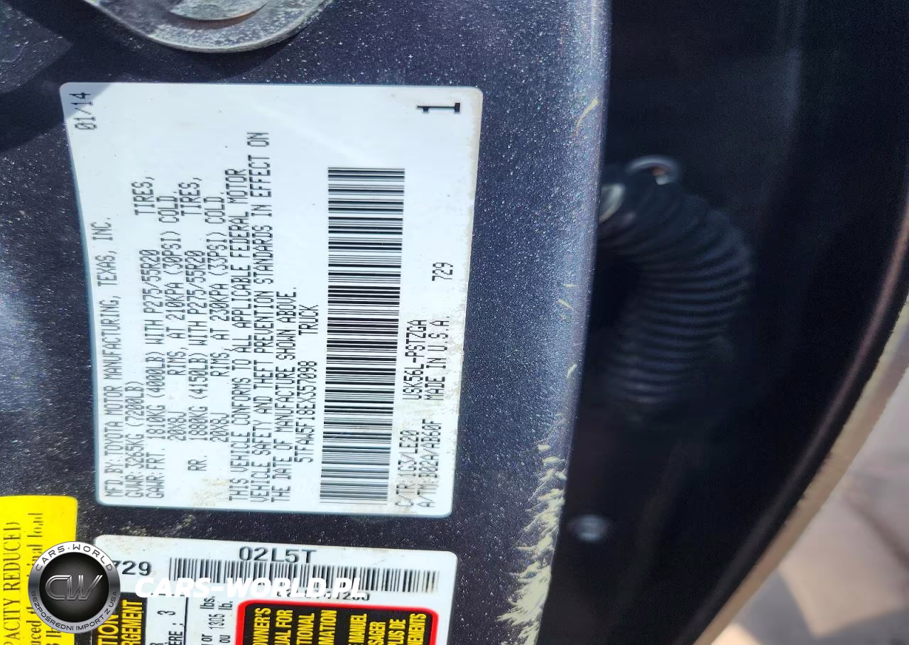 2014 Toyota Tundra Crewmax Platinum VIN:5TFAW5F18EX357098 - 12