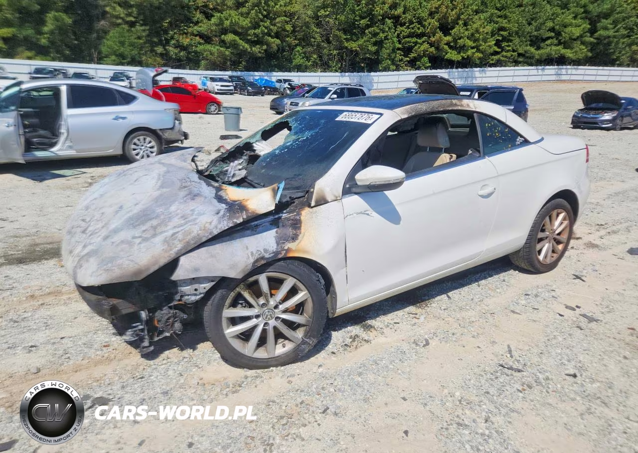 2014 Volkswagen Eos Komfort VIN:WVWBW8AH8EV006326 - 1
