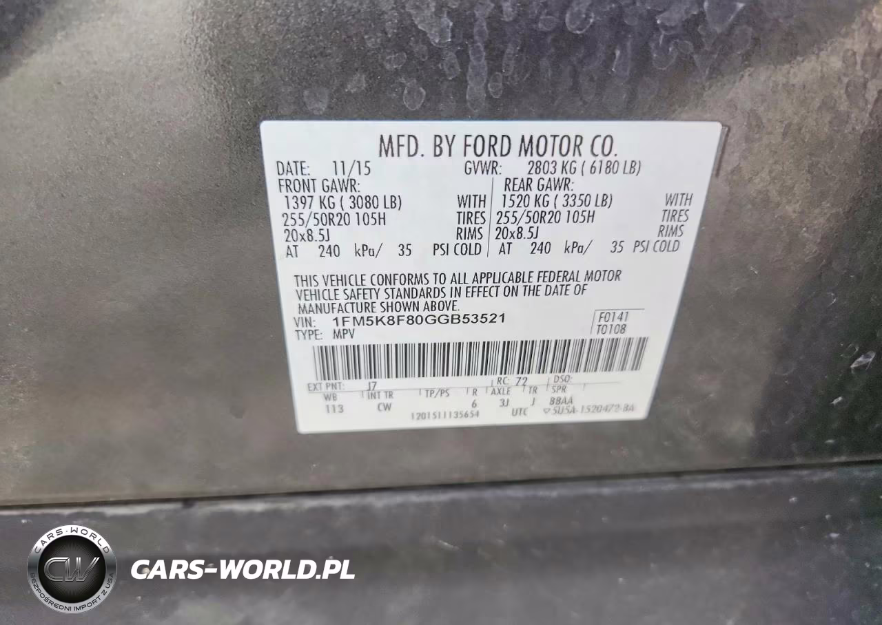 2016 Ford Explorer Limited VIN:1FM5K8F80GGB53521 - 13