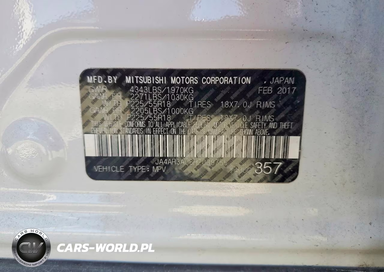 2017 Mitsubishi Outlander Sport Es VIN:JA4AR3AU6HZ039755 - 13