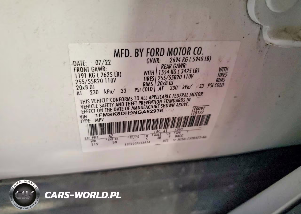 2022 Ford Explorer Xlt VIN:1FMSK8DH9NGA82936 - 13
