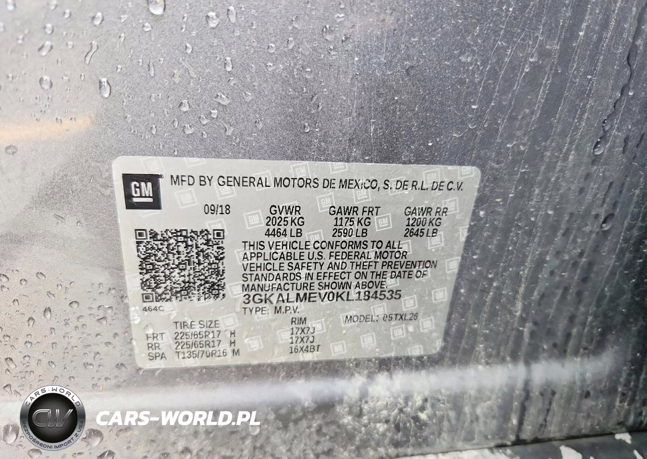 2019 GMC Terrain Sle VIN:3GKALMEV0KL184535 - 13