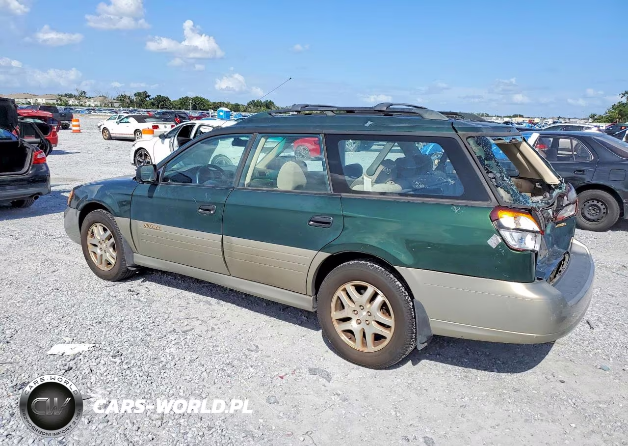 2000 Subaru Legacy Outback VIN:4S3BH6656Y7617400 - 2