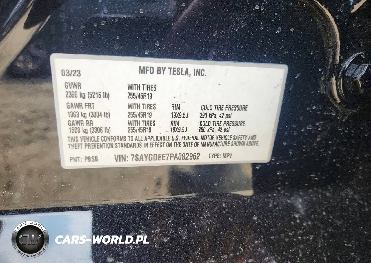 2023 Tesla Model Y VIN:7SAYGDEE7PA082962 - 12