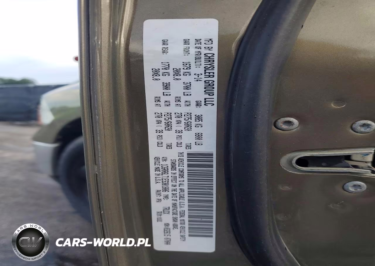 2014 Ram 1500 Slt VIN:1C6RR6LT1ES301806 - 12