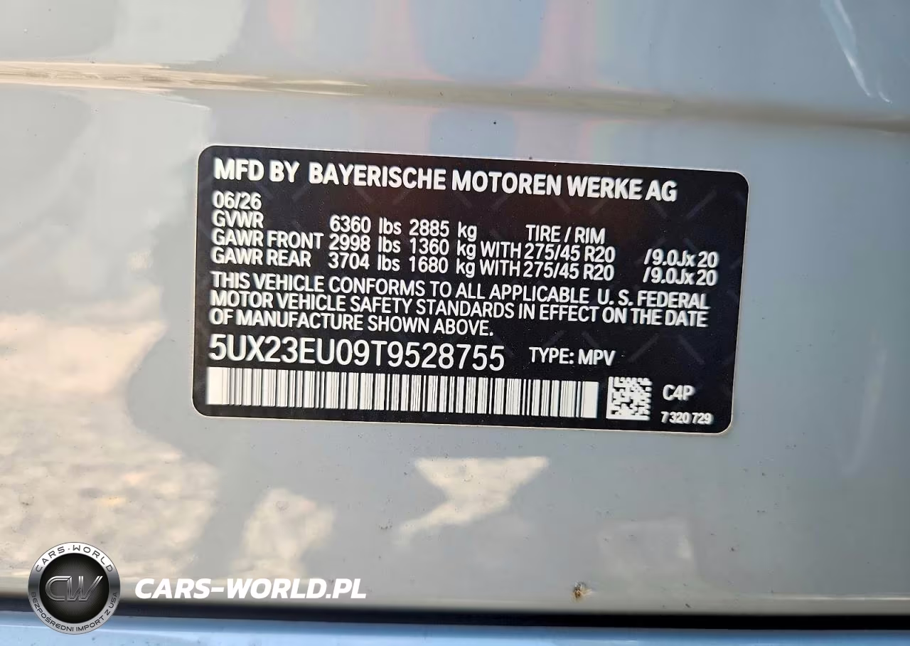2026 BMW X5 xDrive40I VIN:5UX23EU09T9528755 - 13