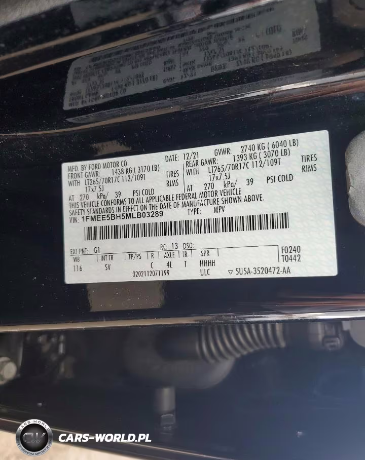 2021 Ford Bronco Base VIN:1FMEE5BH5MLB03289 - 12