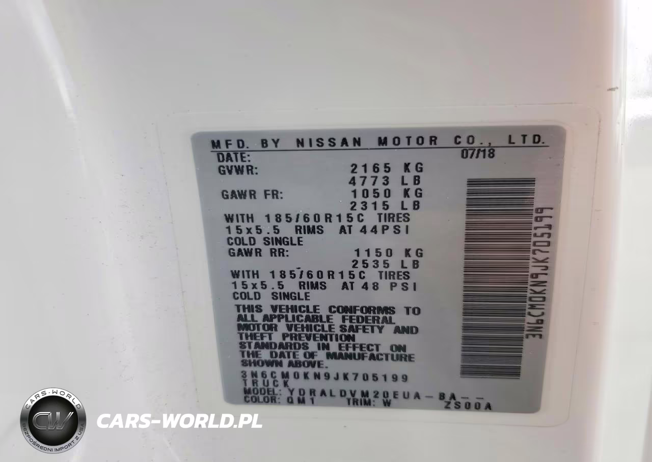 2018 Nissan Nv200 Delivery Van VIN:3N6CM0KN9JK705199 - 13