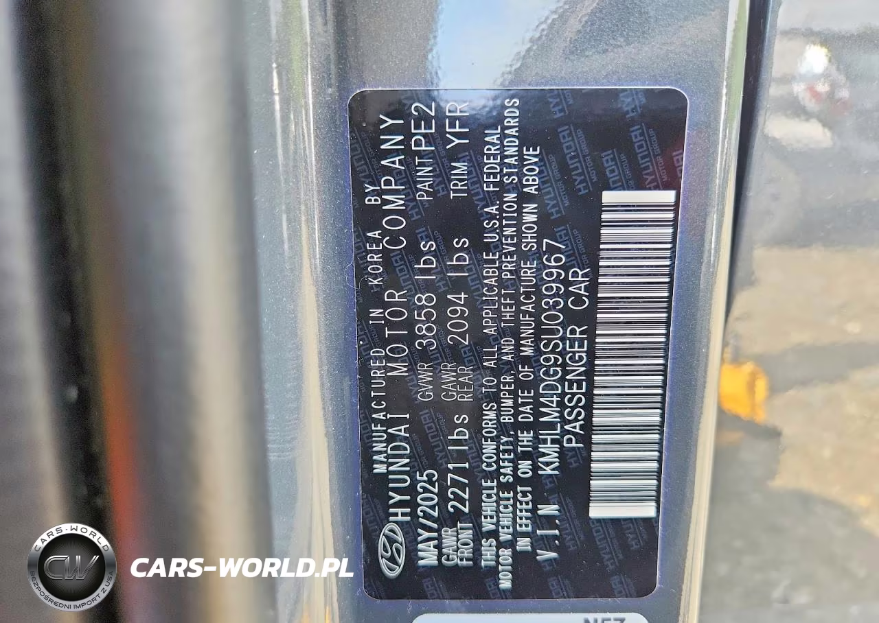 2025 Hyundai Elantra Sel Sport VIN:KMHLM4DG9SU039967 - 12