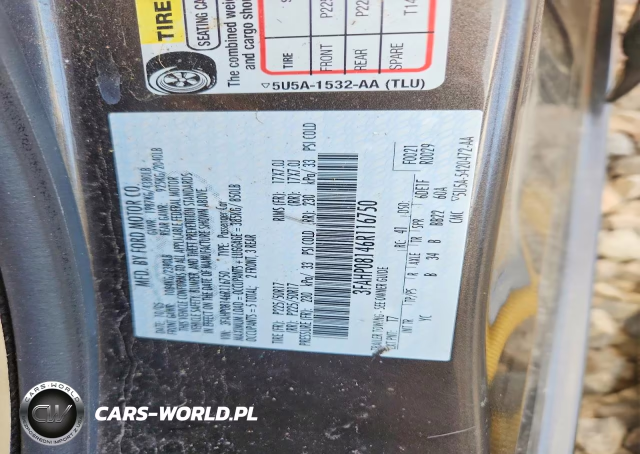 2006 Ford Fusion Sel VIN:3FAHP08146R116750 - 12