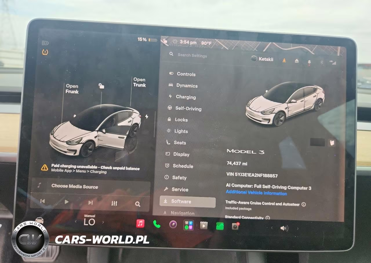 2022 Tesla Model 3 VIN:5YJ3E1EA2NF188857 - 9