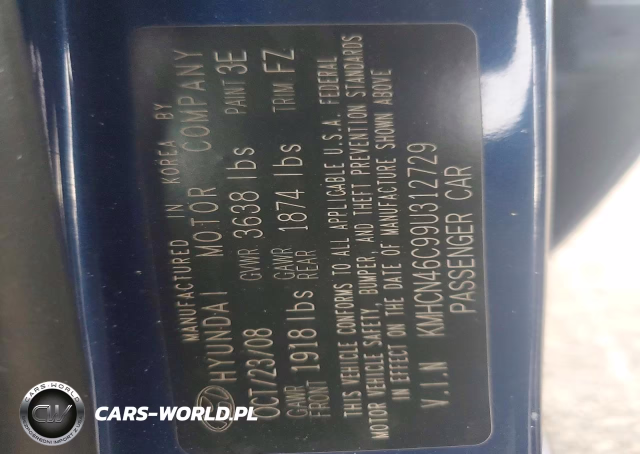 2009 Hyundai Accent Gls VIN:KMHCN46C99U312729 - 12