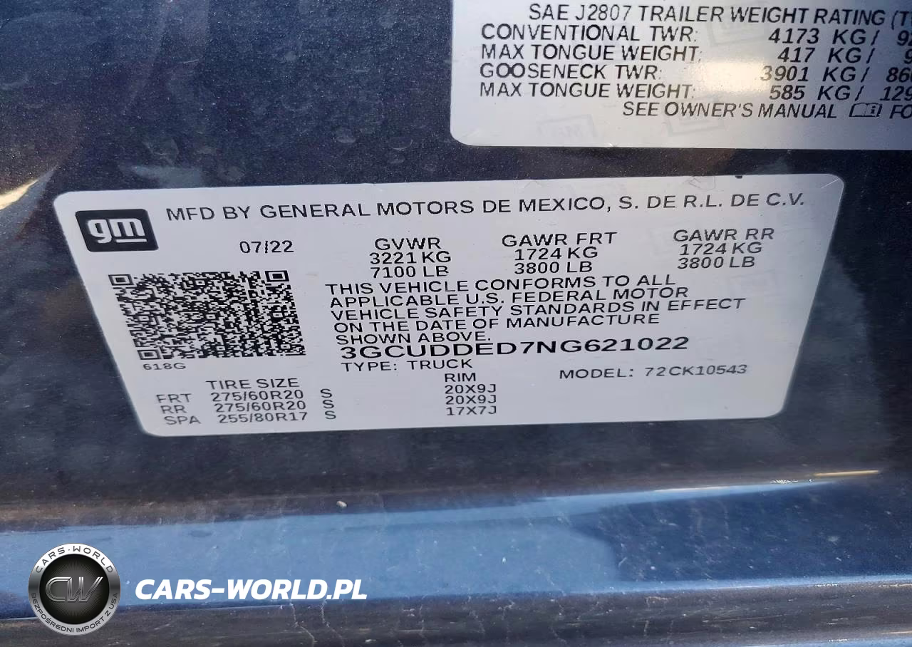 2022 Chevrolet Silverado K1500 Lt VIN:3GCUDDED7NG621022 - 12