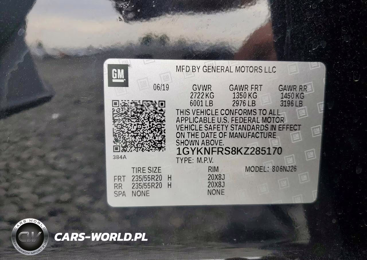 2019 Cadillac Xt5 Premium Luxury VIN:1GYKNFRS8KZ285170 - 13