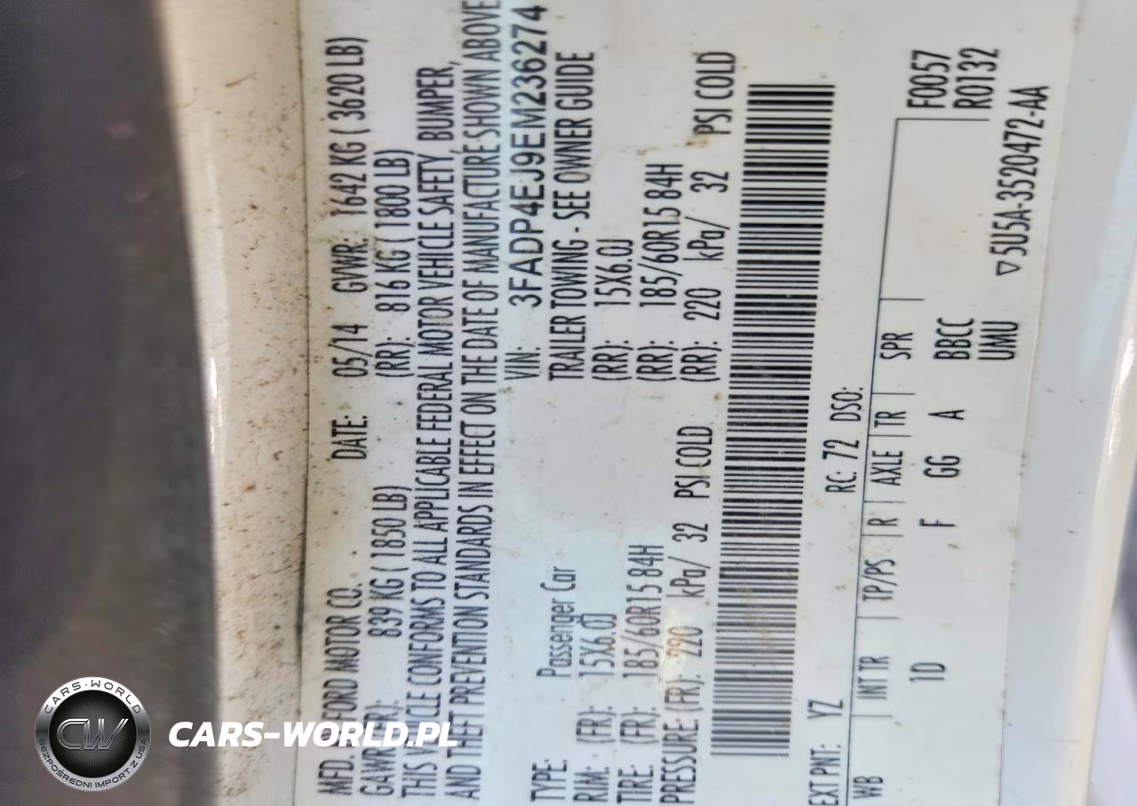 2014 Ford Fiesta Se VIN:3FADP4EJ9EM236274 - 12