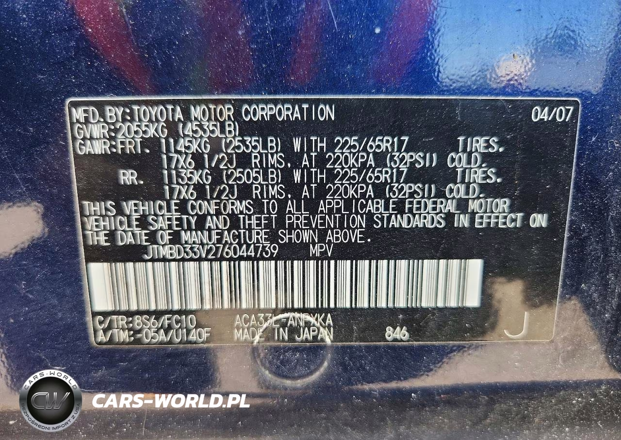 TOYOTA RAV4 VIN:JTMBD33V276044739 - 13