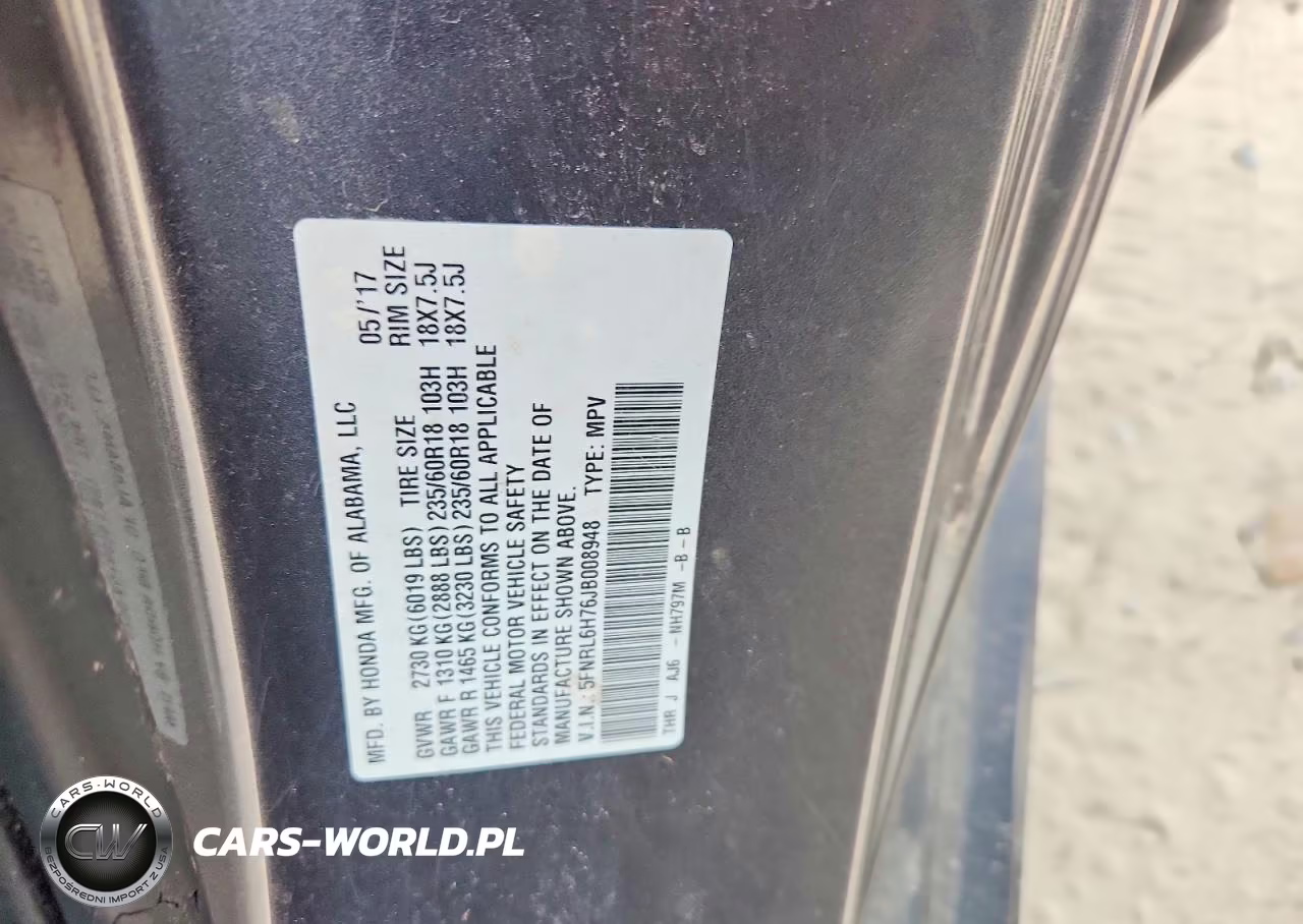 2018 Honda Odyssey Exl VIN:5FNRL6H76JB008948 - 13