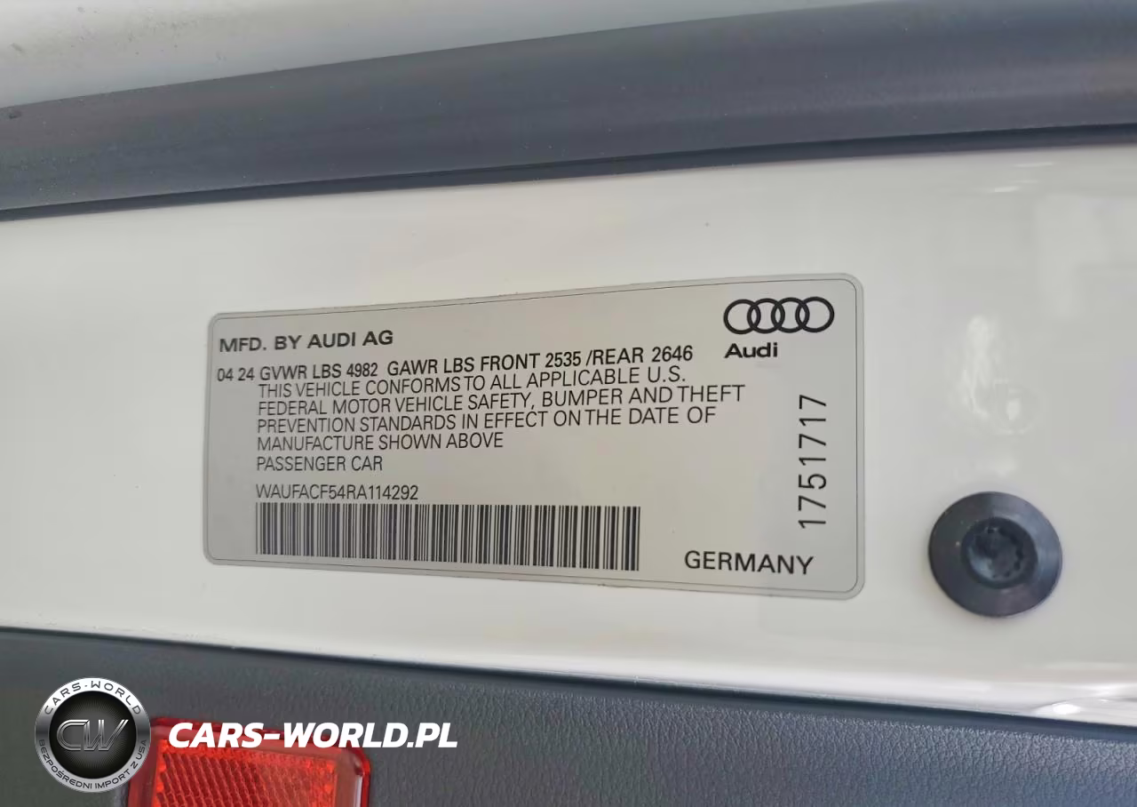 2024 Audi A5 Premium Plus 45 VIN:WAUFACF54RA114292 - 12