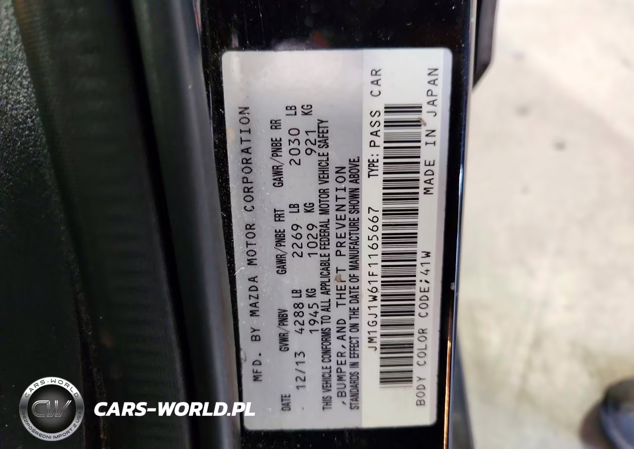 2015 Mazda 6 Grand Touring VIN:JM1GJ1W61F1165667 - 12