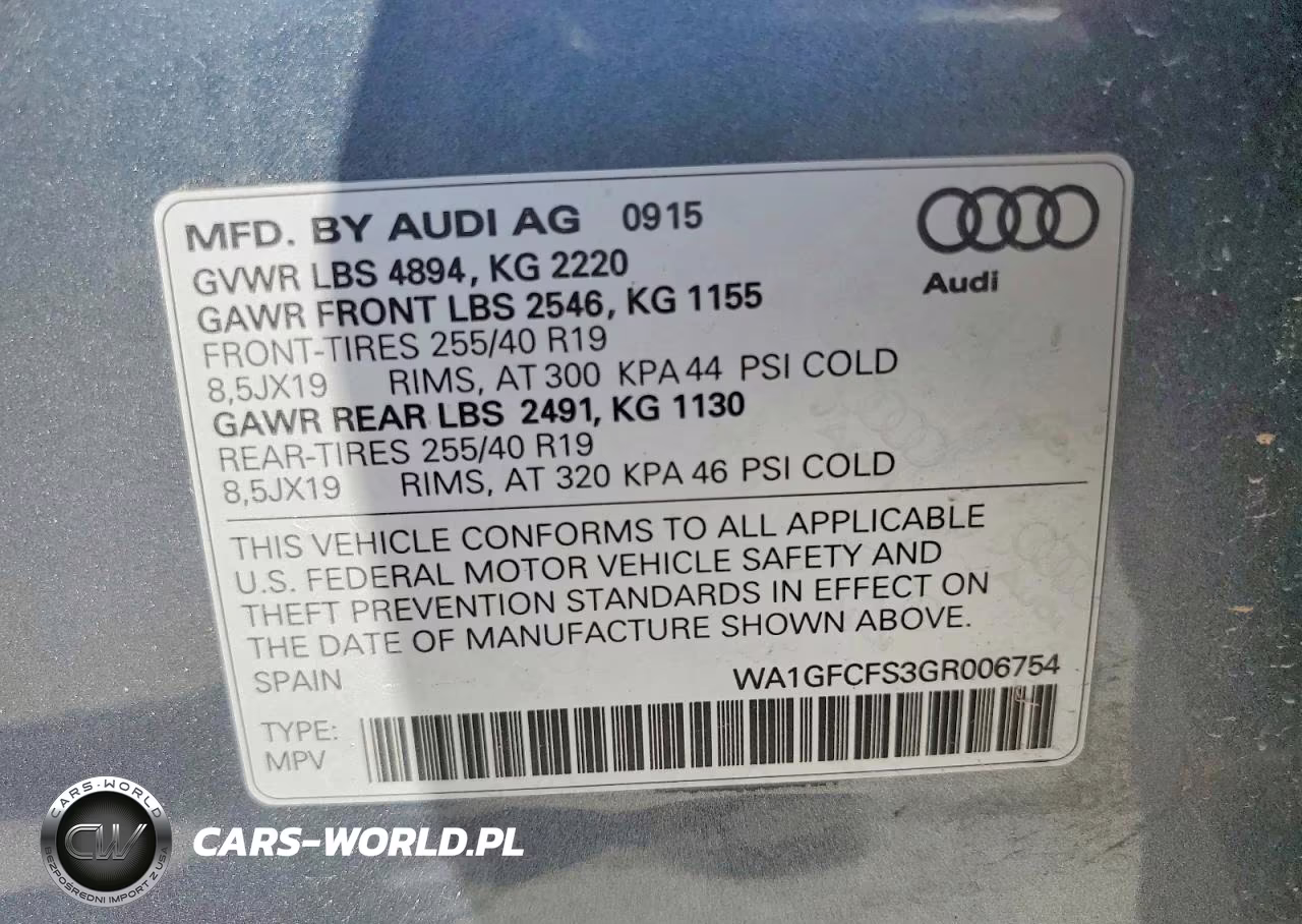 2016 Audi Q3 Prestige VIN:WA1GFCFS3GR006754 - 13
