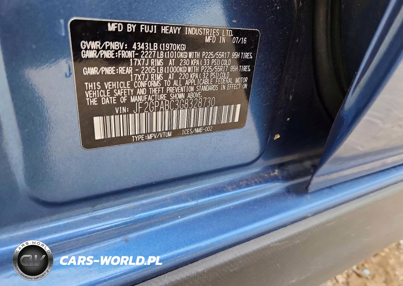 2016 Subaru Crosstrek Premium VIN:JF2GPABC3G8328730 - 12