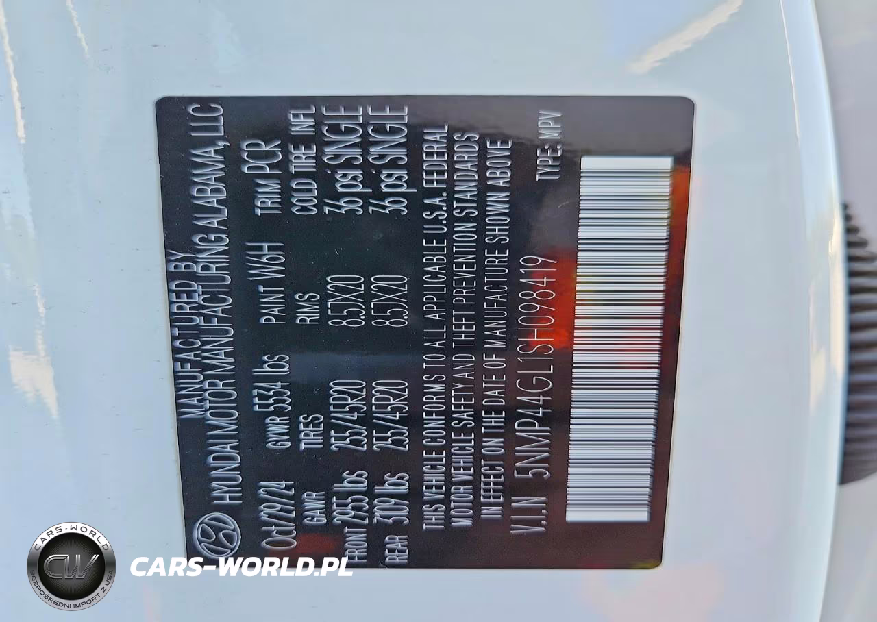 2025 Hyundai Santa Fe Limited VIN:5NMP44GL1SH098419 - 14