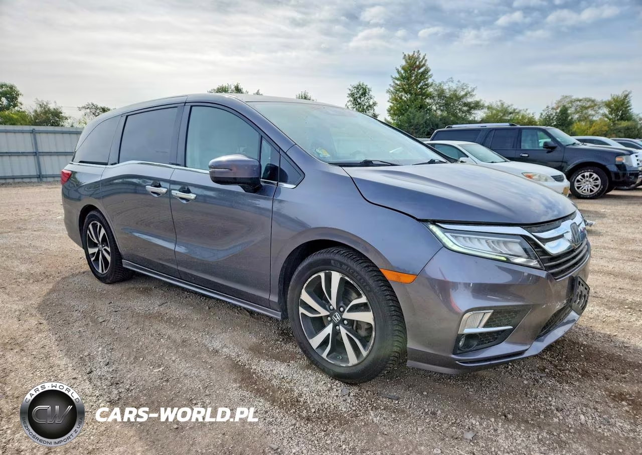 2018 Honda Odyssey Elite VIN:5FNRL6H97JB057707 - 4