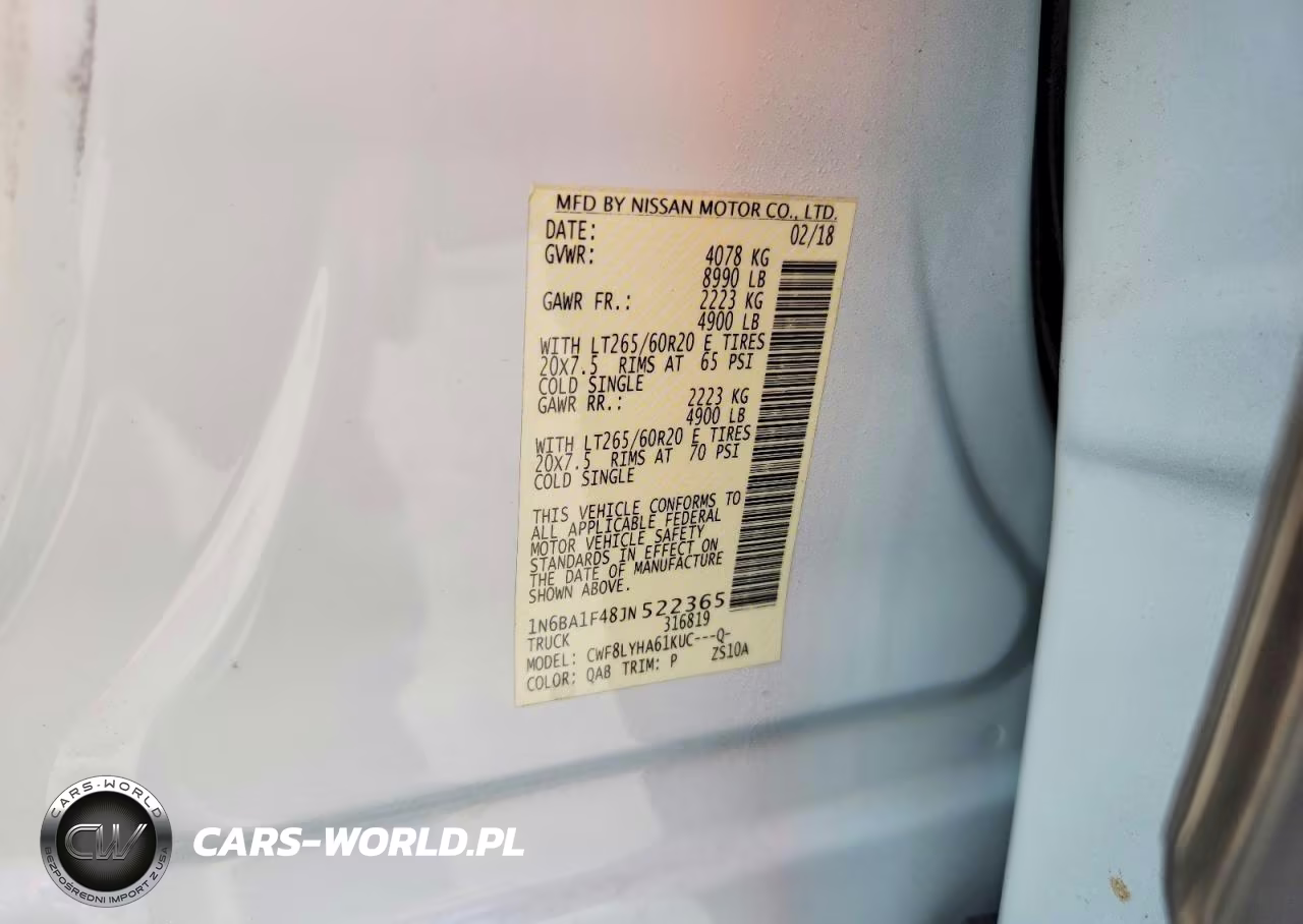 2018 Nissan Titan Xd Platinum Reserve VIN:1N6BA1F48JN522365 - 13