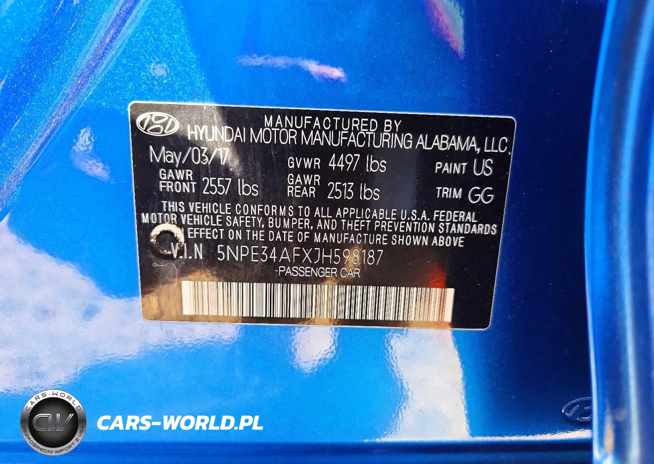 2018 Hyundai Sonata Sel VIN:5NPE34AFXJH598187 - 12